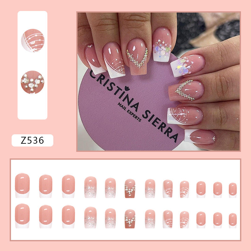 Wholesale French Stack Resin Nail Stickers